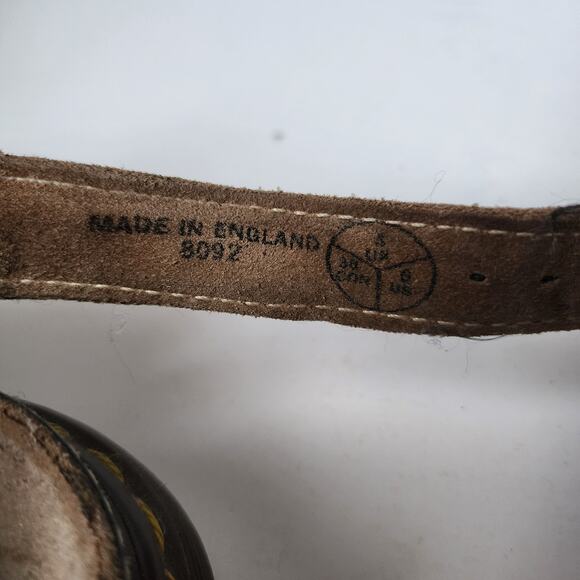 Dr Doc Martens Sandals Womens Size 6 Mens Size 4 Vintage Fisherman Leather 8092 - Picture 12 of 13